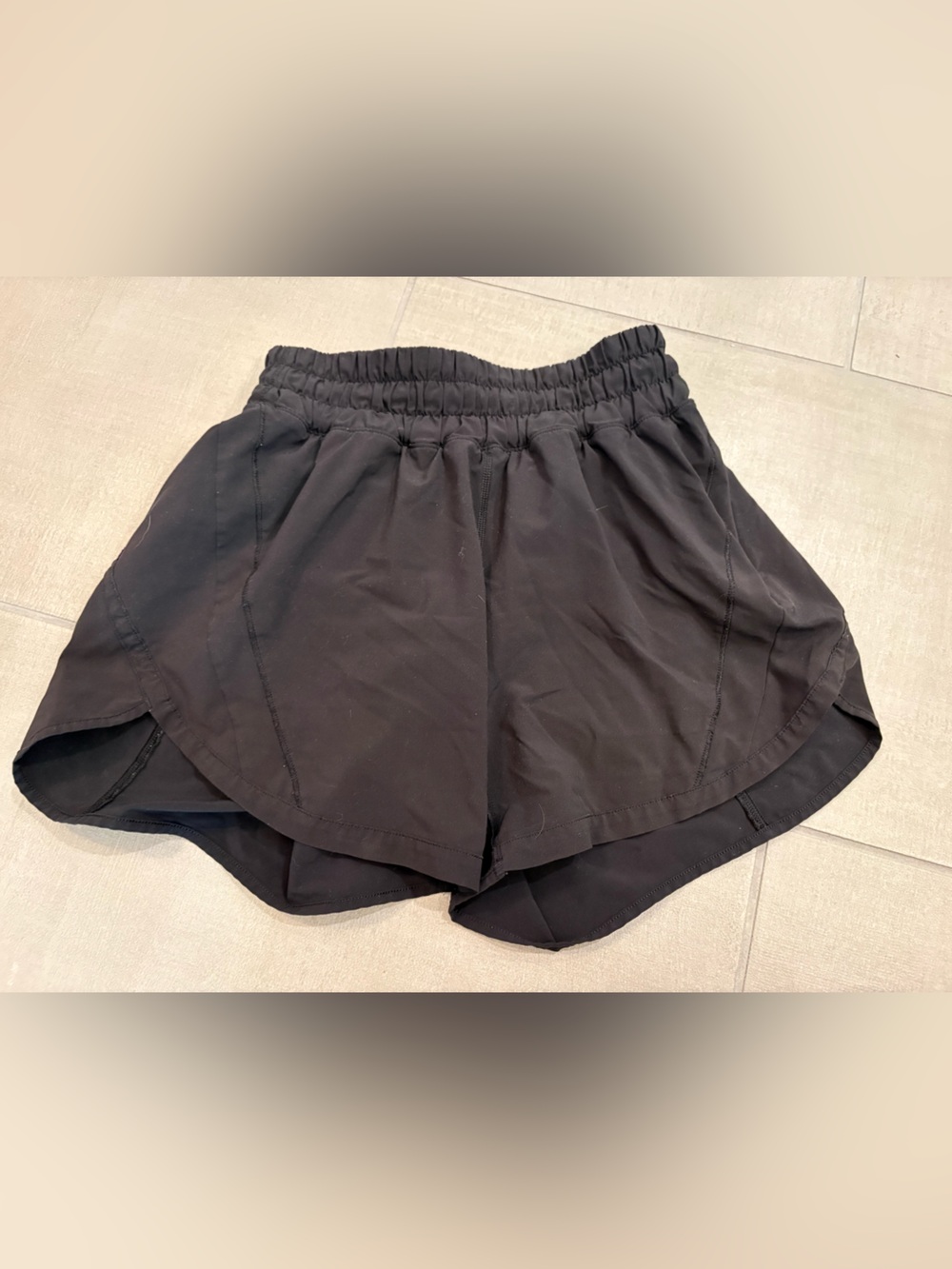 Lululemon size 2 black Track that short